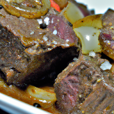 Savor the Tastes of Tradition: Hearty Beef Goulash with Vermeat's NY Strip Steak