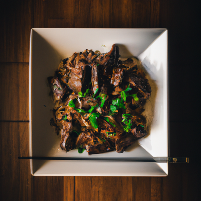 Savor the East Meets West Flavor: Beef Fried Rice with Succulent Vermeat Ribeye Steak
