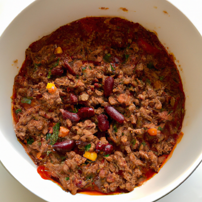 Cozy Up with a Classic: Chili con Carne Featuring Hearty Vermeat Ground Beef