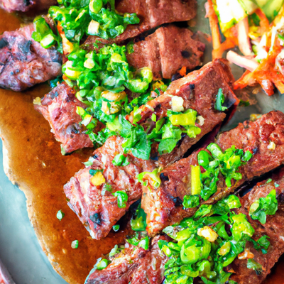 Sizzling Southeast Asian Delight: Tender Beef Satay with Vermeat's Flank Steak