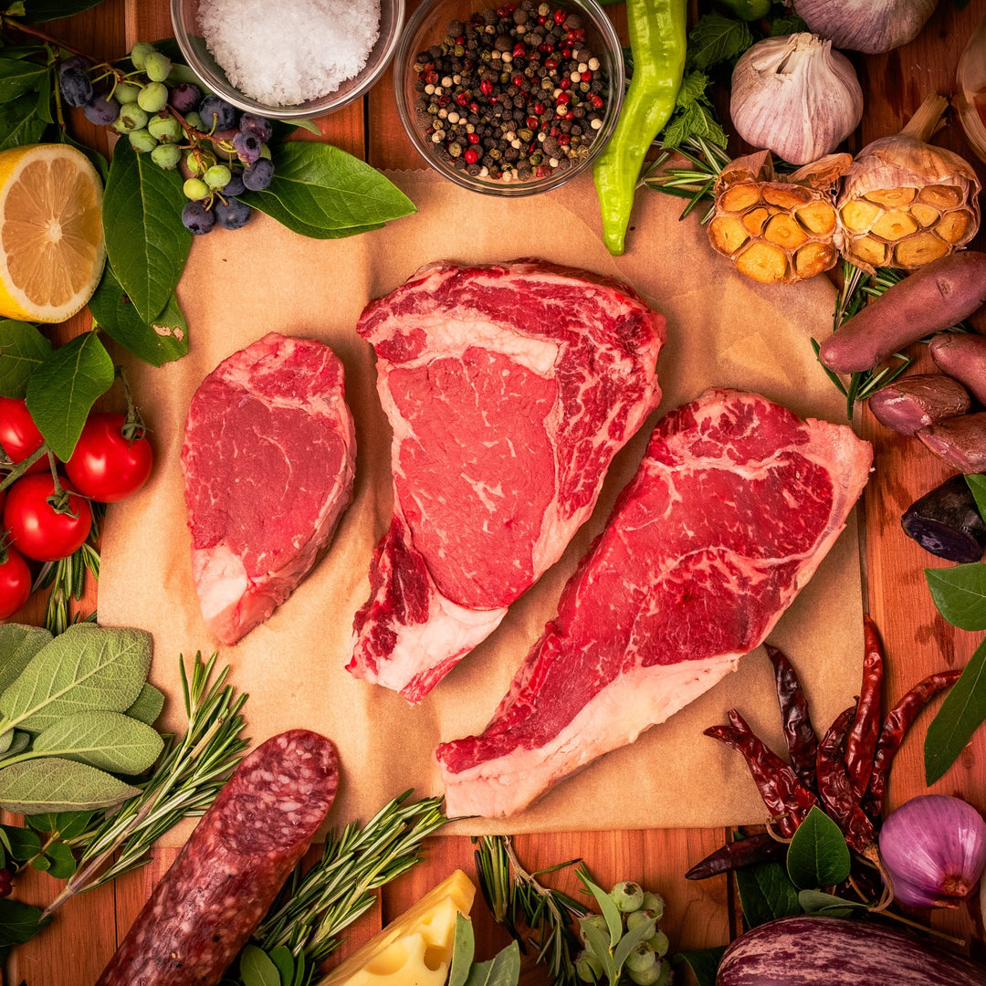 Farmer's Prime Grass-fed Beef Box
